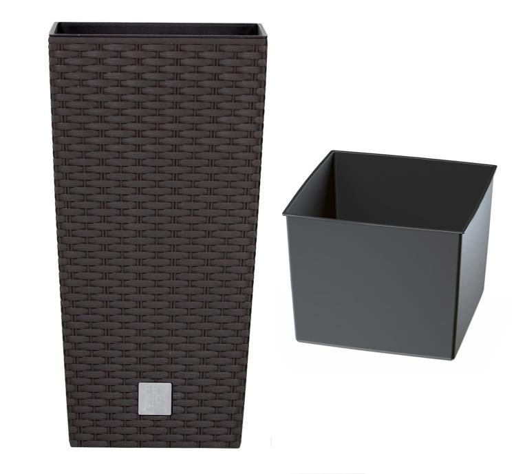 Doniczka RATO wysoka DRTS400 z wkładem