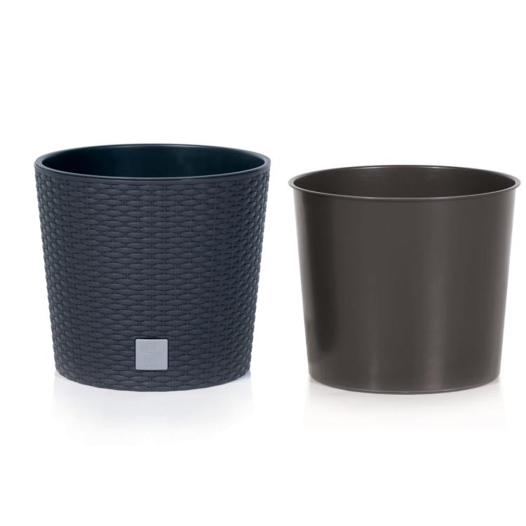 Doniczka Rato okrągła DRTUS250L z wkładem