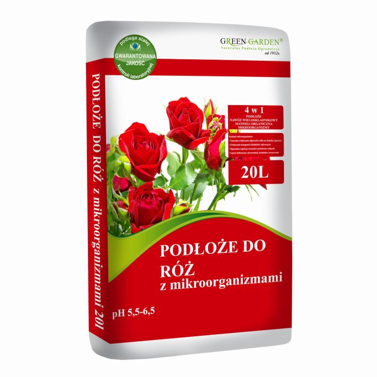 Podłoże do róż z mikroorganizmami GreenGarden 20l