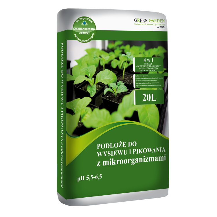 Podłoże do wysiewu z mikroogranizmami GG 20l