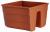 Doniczka na balustradę Wave 30 -  terracotta