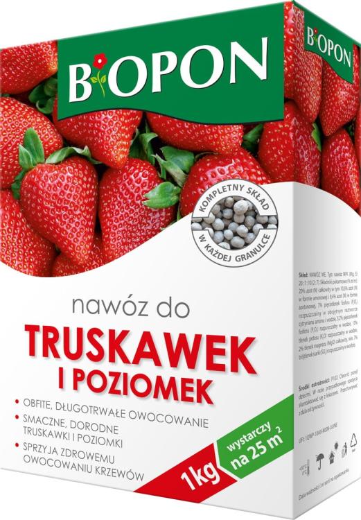Nawóz do truskawek i poziomek 1kg, Biopon