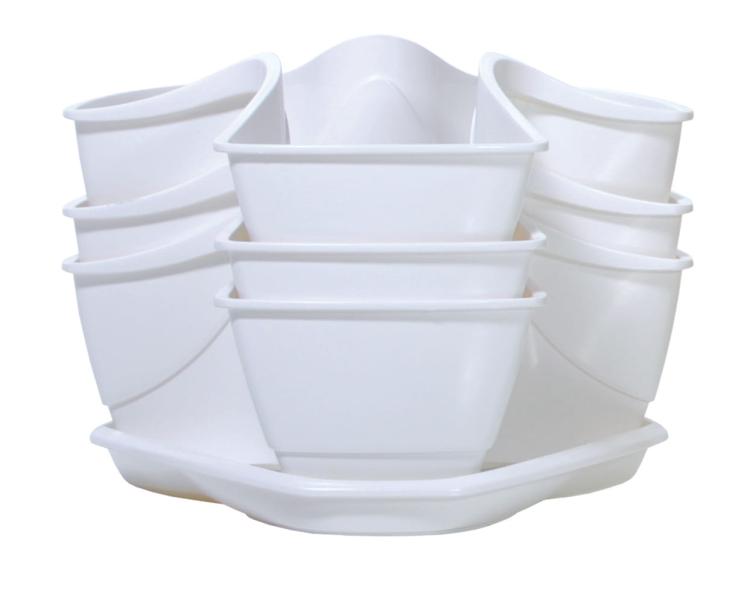 Doniczka na zioła potrójna Coubi DKN3003