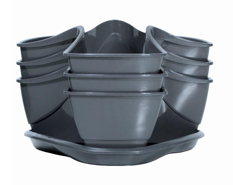 Doniczka na zioła potrójna Coubi DKN3003