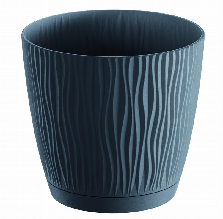 Doniczka Sandy DSY150P z podstawką antracytowa