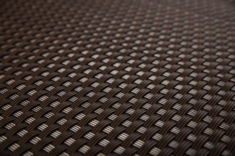 mata rattanowa RD02 ciemny brąz