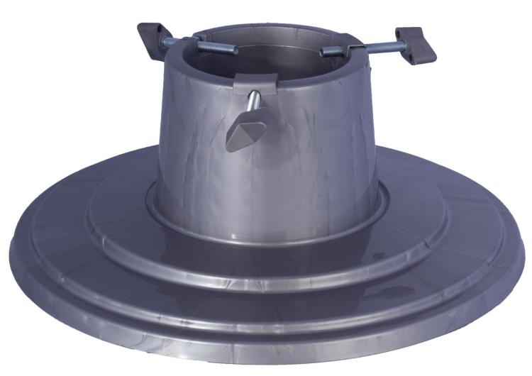 Stojak choinkowy Orbit srebrny