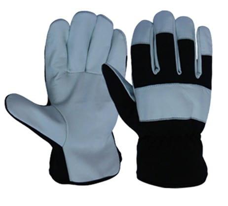 Rękawice robocze skórzane ocieplane BOA