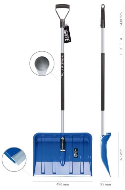 Łopata do śniegu ALPIN 2 alutube