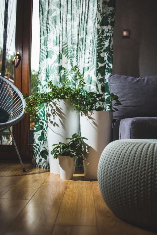 Doniczka wysoka Tubus slim shine DTUS300S