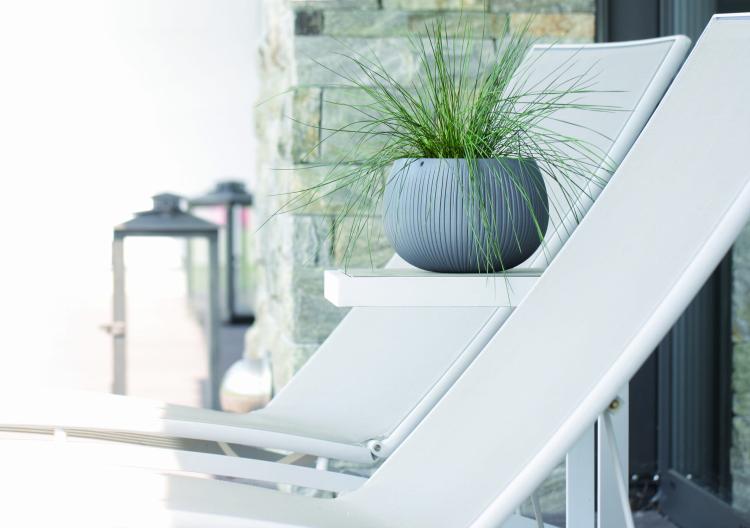 Doniczka kula Beton Bowl DKB240 z wkładem