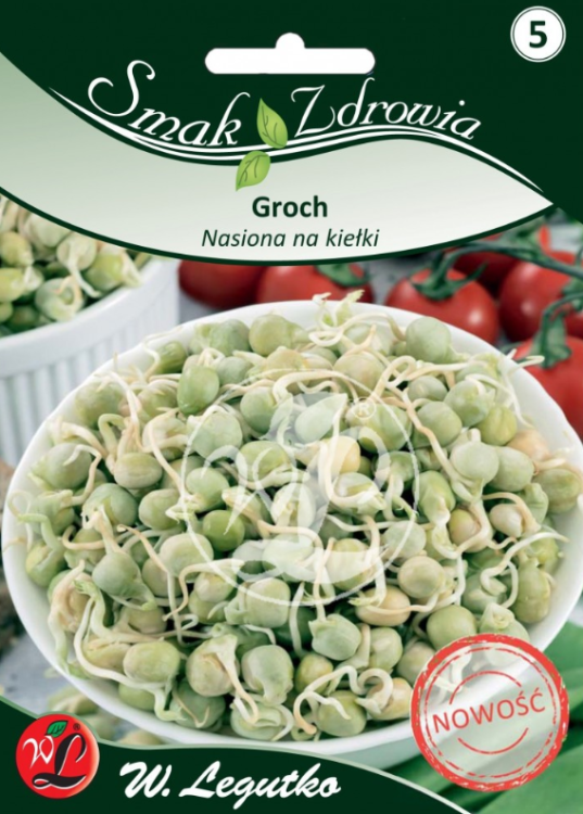 Nasiona na kiełki - Groch