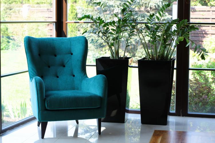 Doniczka wysoka kwadratowa FINEZJA 300 połysk