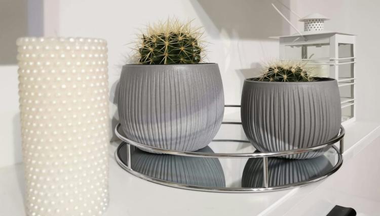 Doniczka kula Beton Bowl DKB180 z wkładem
