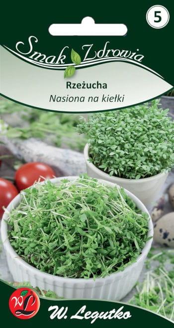 Nasiona na kiełki rzeżucha