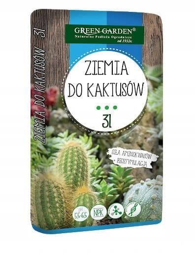 Ziemia do kaktusów i sukulentów GreenGarden 3l