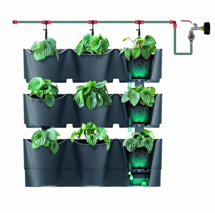 Zielona ściana - Ogród wertykalny wiszący CASCADE WALL