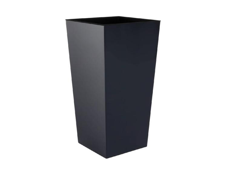 Doniczka wysoka 50 cm, kwadratowa URBI DURS265 z wkładem antracytowa