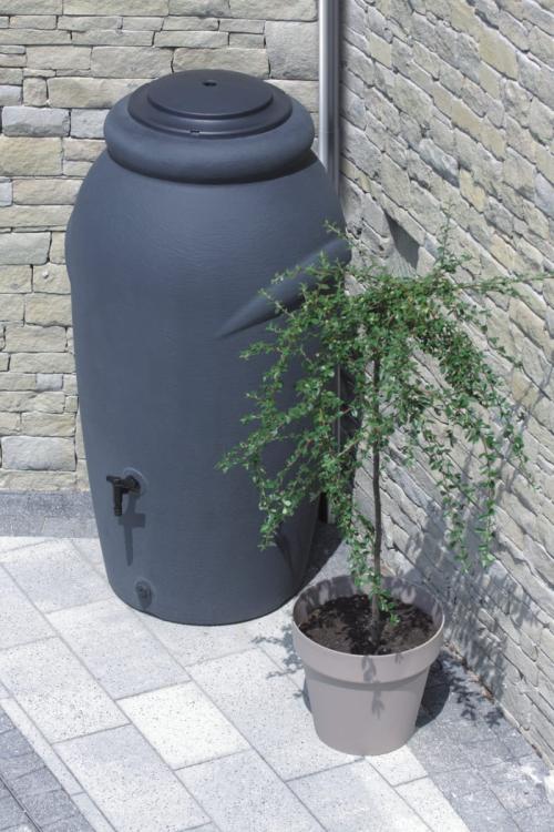 Zbiornik na deszczówkę AQUACAN 210 l z podstawą i łańcuchem