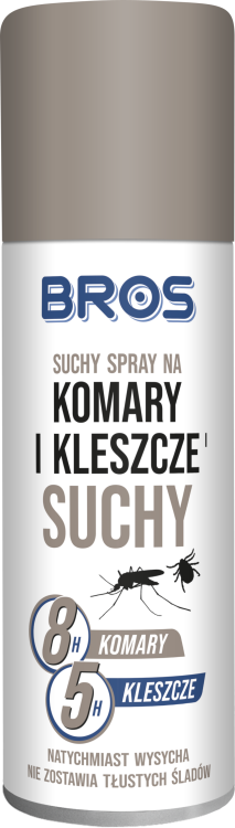 BROS Suchy spray na komary i kleszcze 90ml