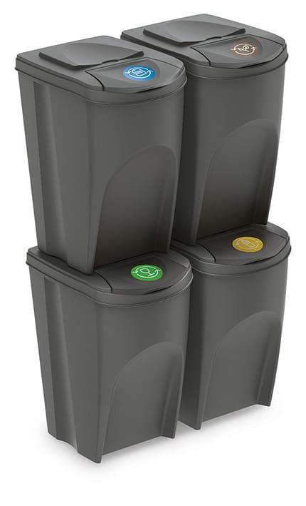 Kosze na śmieci do kuchni 4x35l SORTIBOX IKWB35S4