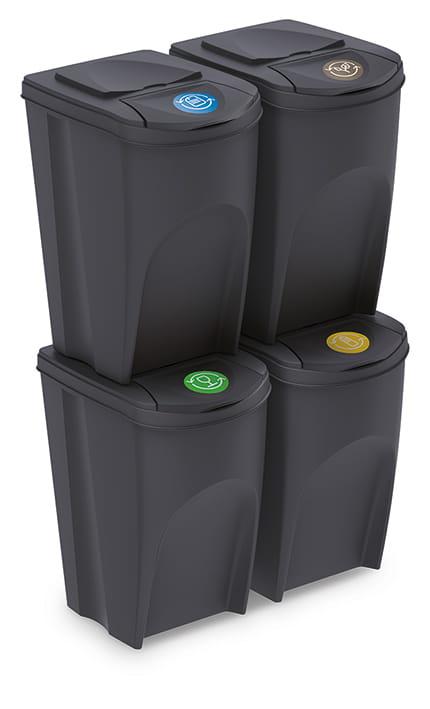 Kosze na śmieci do kuchni 4x35l SORTIBOX IKWB35S4