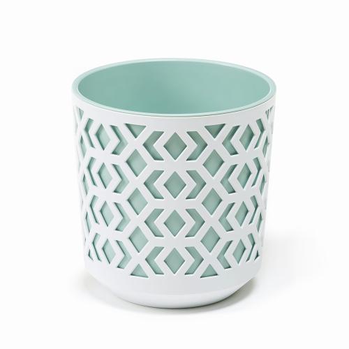 Doniczka okrągła AZTEK 255 biała