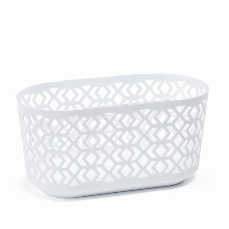 Doniczka podłużna AZTEK z wkładem 400 biała