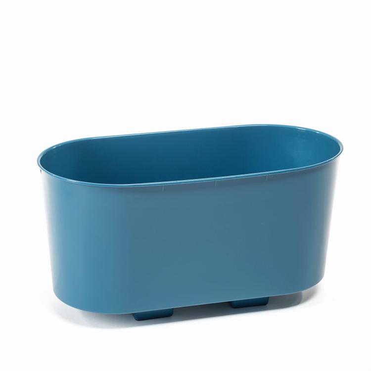 Doniczka podłużna AZTEK z wkładem 400 wkład o kolorze: morski