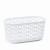 Doniczka podłużna AZTEK z wkładem 600 biała