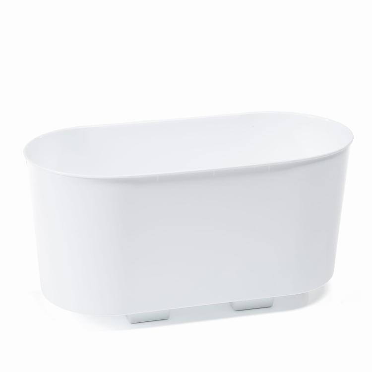 Doniczka podłużna AZTEK z wkładem 600 biała