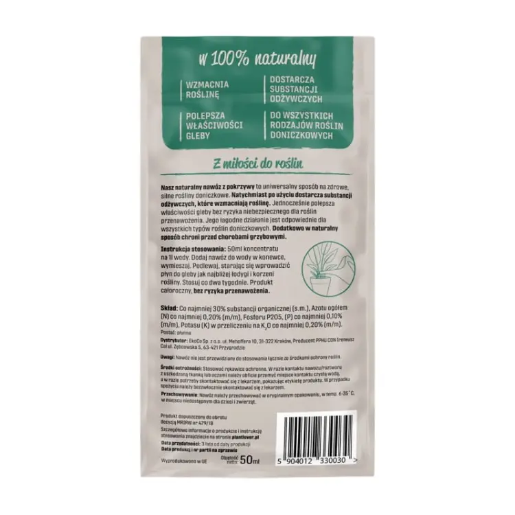 DBAJ NA CODZIEŃ! Zestaw 3 szt. Nawóz z pokrzyw do roślin, PLANT Lover