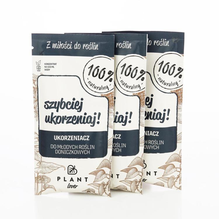 SZYBCIEJ UKORZENIAJ! Zestaw 3 szt. Ukorzeniacz młodych roślin, PLANT Lover