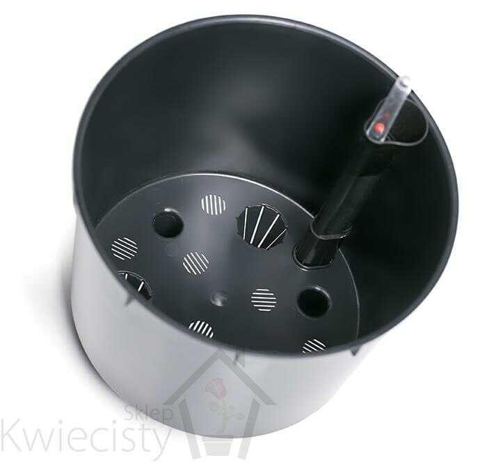 Doniczka z nawadnianiem, okrągła rattanowa Rato DRTUS200LS