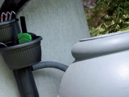 Zbiornik na wodę deszczową AQUACAN 440 l + przyłącza, podstawa