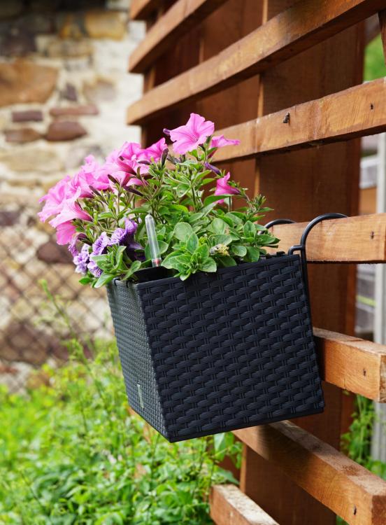 Doniczka DRTC500 z uchwytem ANTRACYT