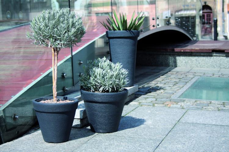 Doniczka okrągła Classic DBC30 z podstawką