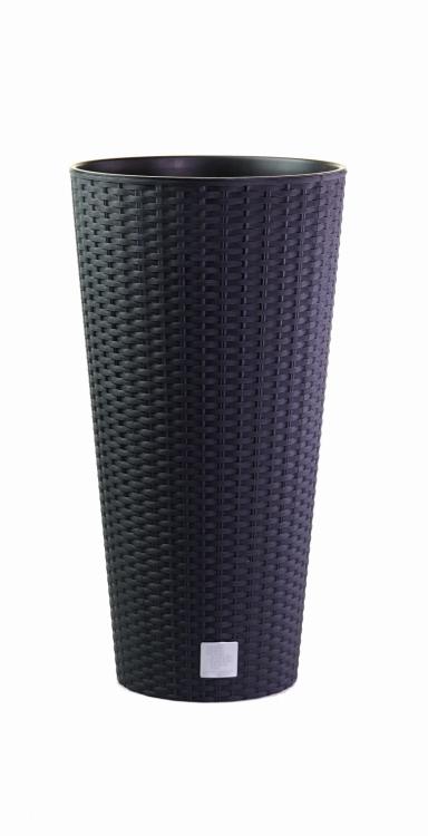 Doniczka wysoka rattanowa RATO DRTUS400 z wkładem