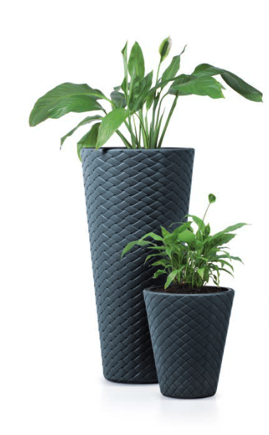 Doniczka wysoka ogrodowa Matuba Slim DPMT400 z wkładem