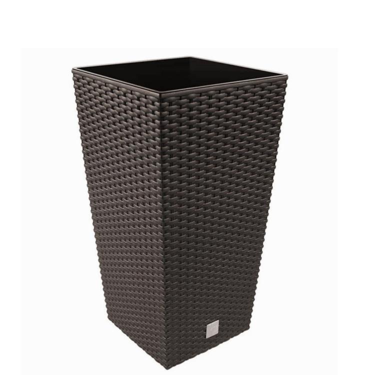 Doniczka wysoka rattanowa RATO DRTS325 z wkładem