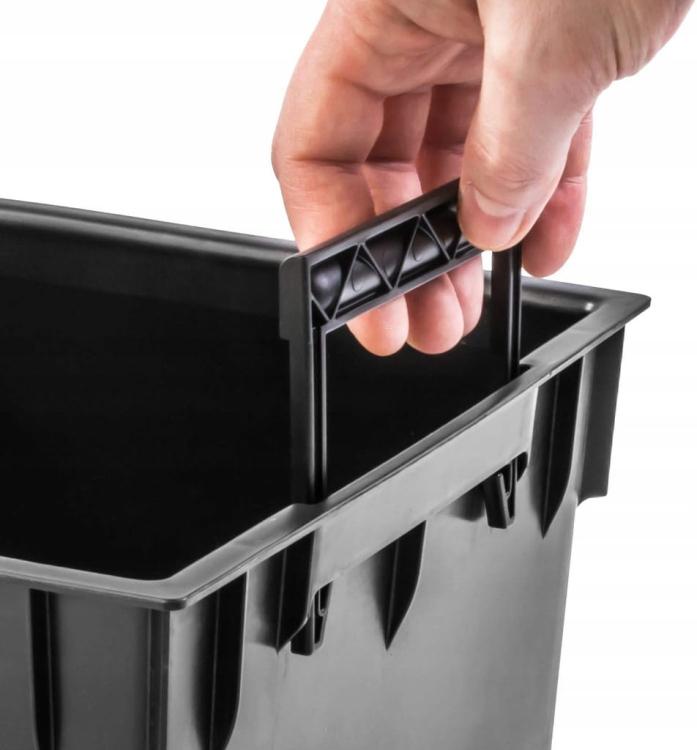 Doniczka wysoka rattanowa RATO DRTS325 z wkładem