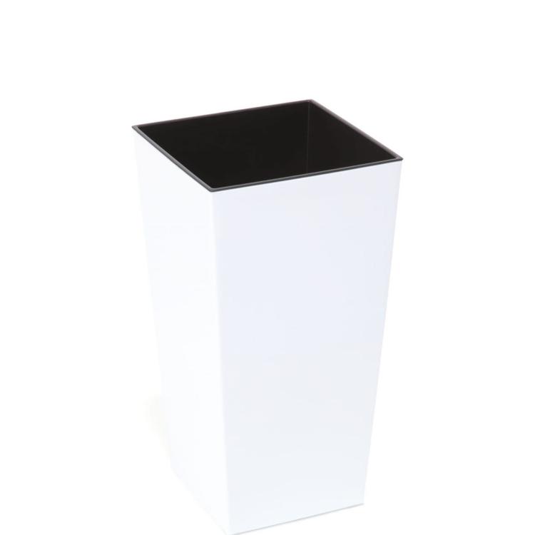 Doniczka wysoka kwadratowa FINEZJA 300 połysk