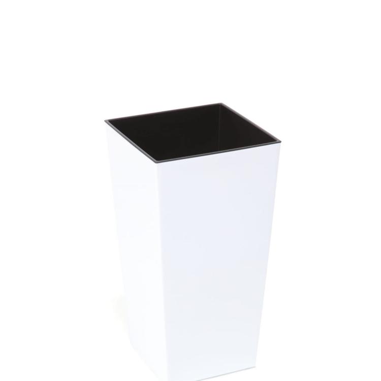 Doniczka wysoka kwadratowa FINEZJA 250 połysk.jpg