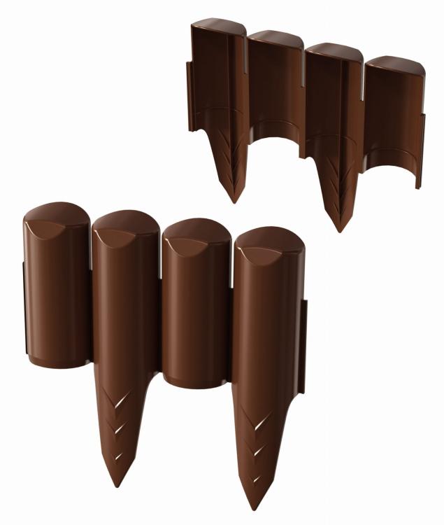 Palisada ogrodowa, obrzeże Border IPBO kolor brązowy