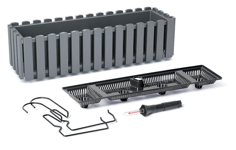 Skrzynka balkonowa Boardee Fencycase 600W elementy