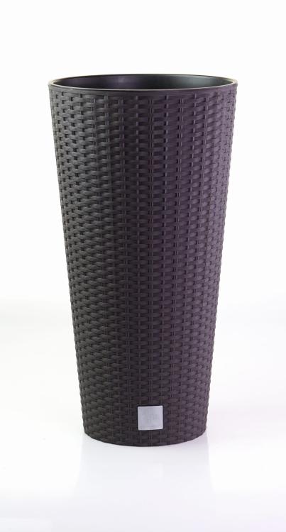 Doniczka wysoka z nawadnianiem, rattanowa Rato DRTUS200S