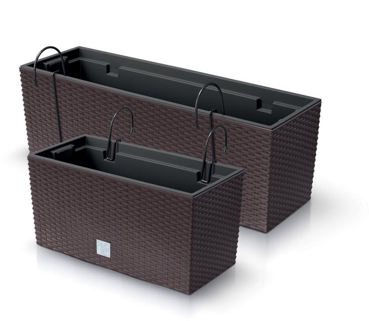 Doniczka balkonowa rattanowa RATO