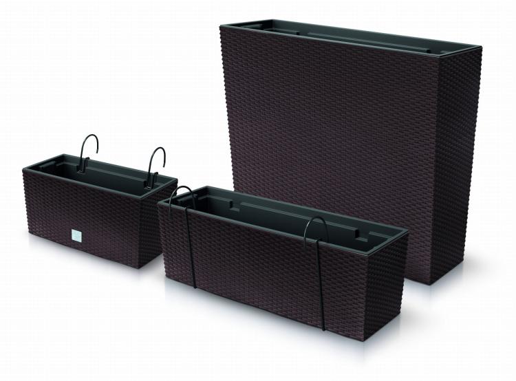 Doniczka balkonowa rattanowa RATO