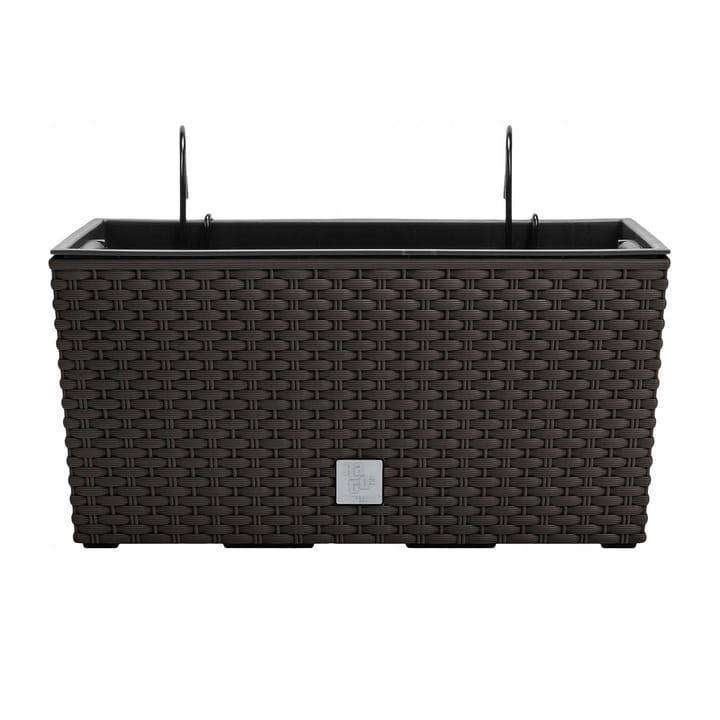 Doniczka balkonowa rattanowa RATO DRC400W z uchwytem