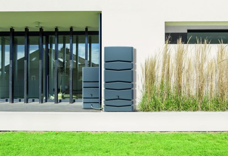 Zbiornik na wodę deszczową TOWER IDTC650 z przyłączami